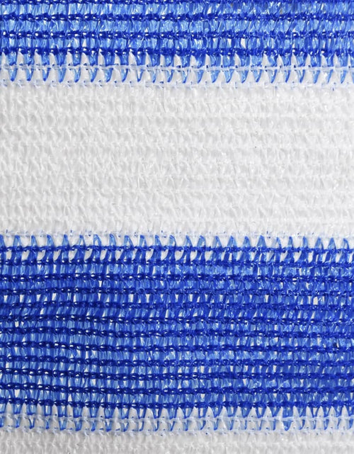 Încărcați imaginea în vizualizatorul Galerie, Paravan de balcon, albastru și alb, 90x500 cm, HDPE
