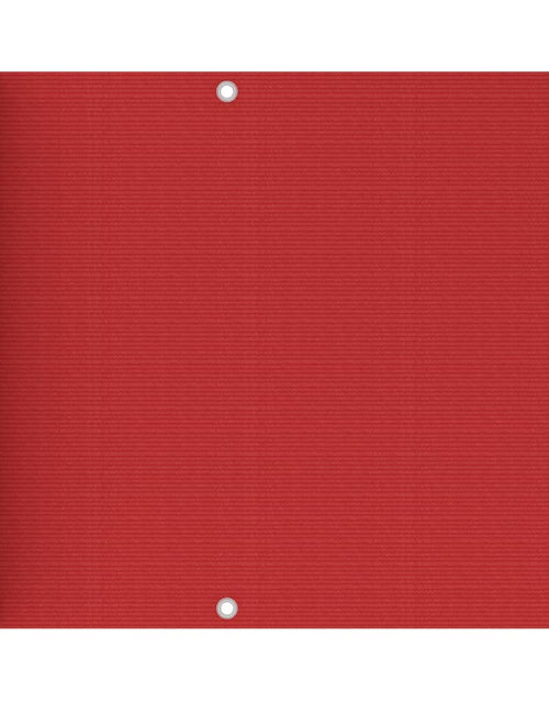 Încărcați imaginea în vizualizatorul Galerie, Paravan de balcon, roșu, 75 x 500 cm, HDPE
