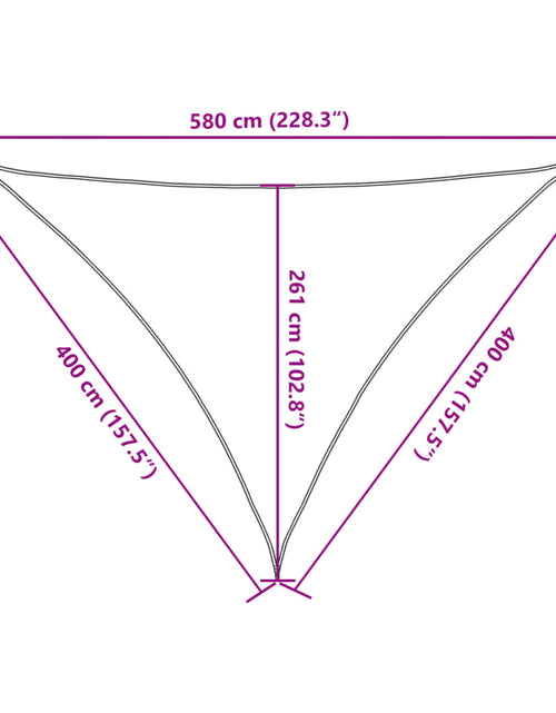 Încărcați imaginea în vizualizatorul Galerie, Pânză parasolar, crem, 4x4x5,8 m, HDPE, 160 g/m²
