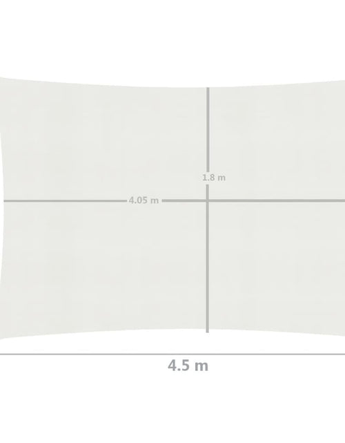 Încărcați imaginea în vizualizatorul Galerie, Parasolar, alb, 2x4,5 m, HDPE, 160 g/m²
