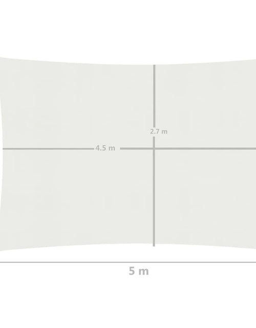 Загрузите изображение в средство просмотра галереи, Pânză parasolar, alb, 3 x 5 m, HDPE, 160 g/m²

