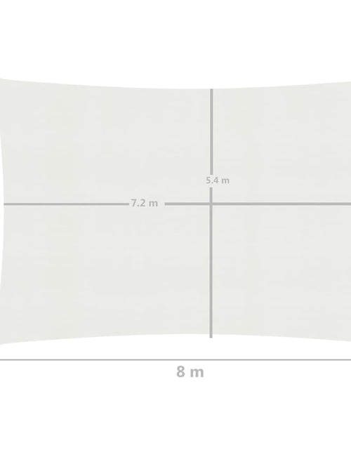 Загрузите изображение в средство просмотра галереи, Pânză parasolar, alb, 6x8 m, HDPE, 160 g/m²
