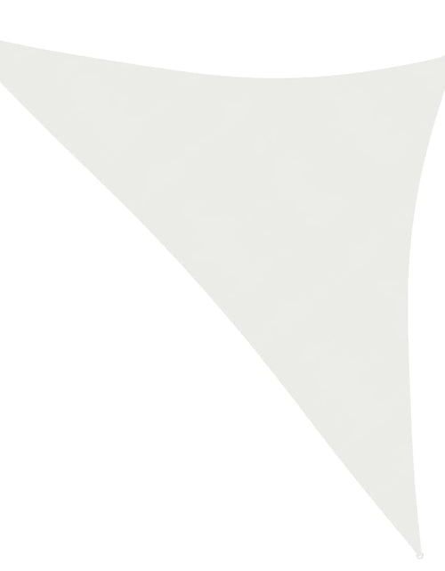 Загрузите изображение в средство просмотра галереи, Pânză parasolar, alb, 3 x 3 x 4,2 m, HDPE, 160 g/m²
