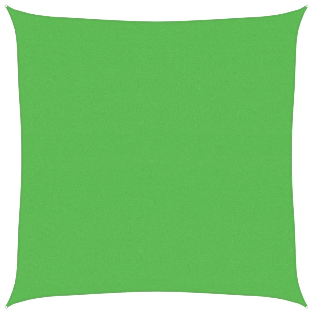 Pânză parasolar, verde deschis, 4x4 m, HDPE, 160 g/m²