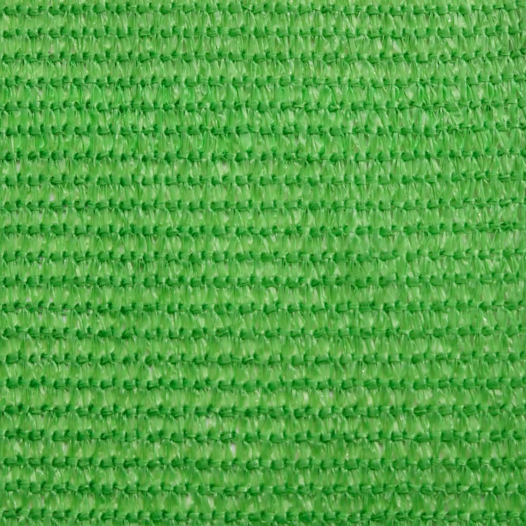 Pânză parasolar, verde deschis, 4x4 m, HDPE, 160 g/m²