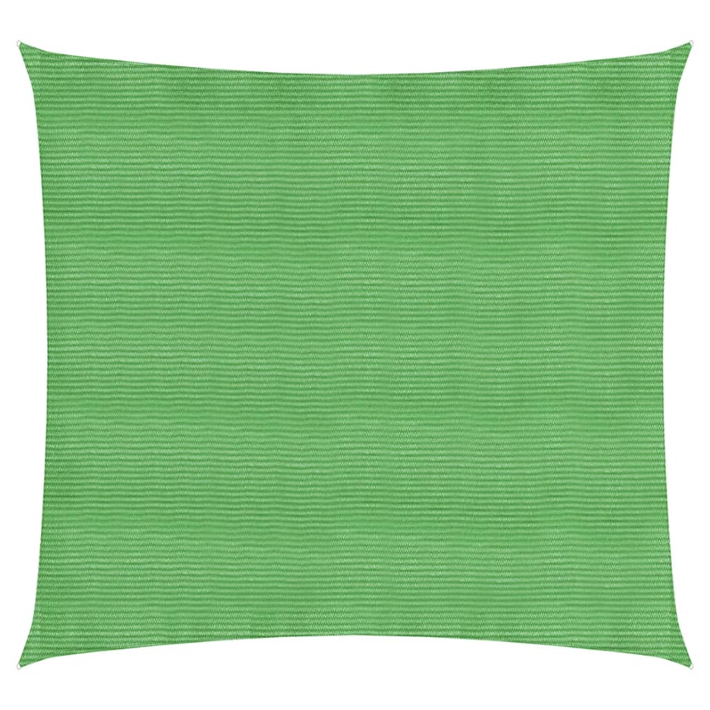 Pânză parasolar, verde deschis, 4,5x4.5 m, HDPE, 160 g/m²