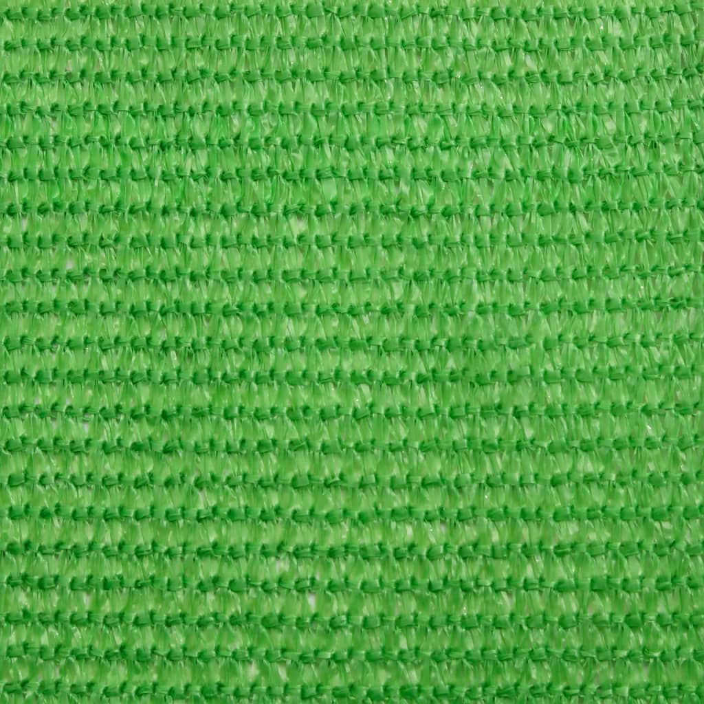 Pânză parasolar, verde deschis, 5x5 m, HDPE, 160 g/m²