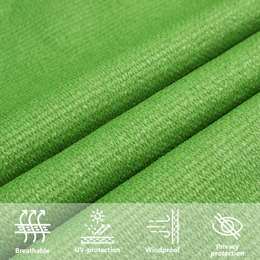 Pânză parasolar, verde deschis, 2x5 m , HDPE, 160 g/m²