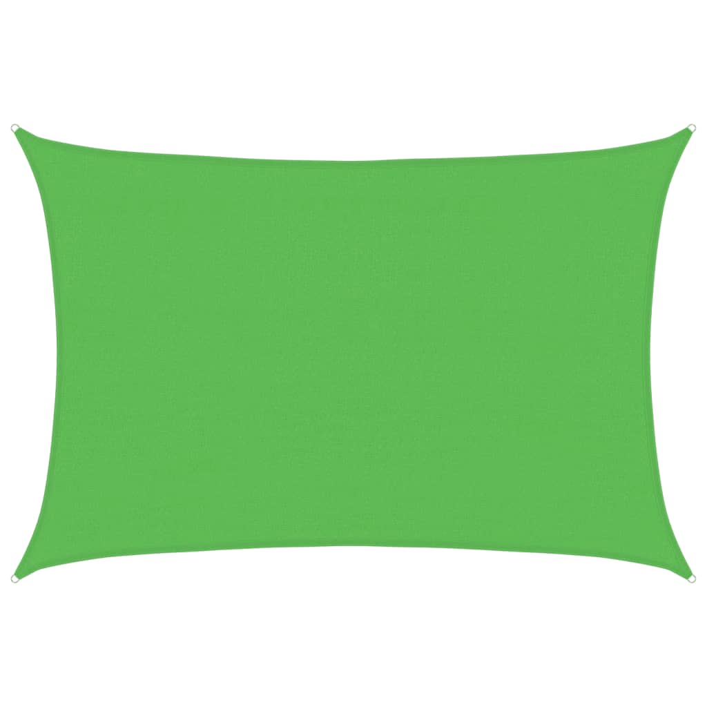 Pânză parasolar, verde deschis, 4x5 m, HDPE, 160 g/m²