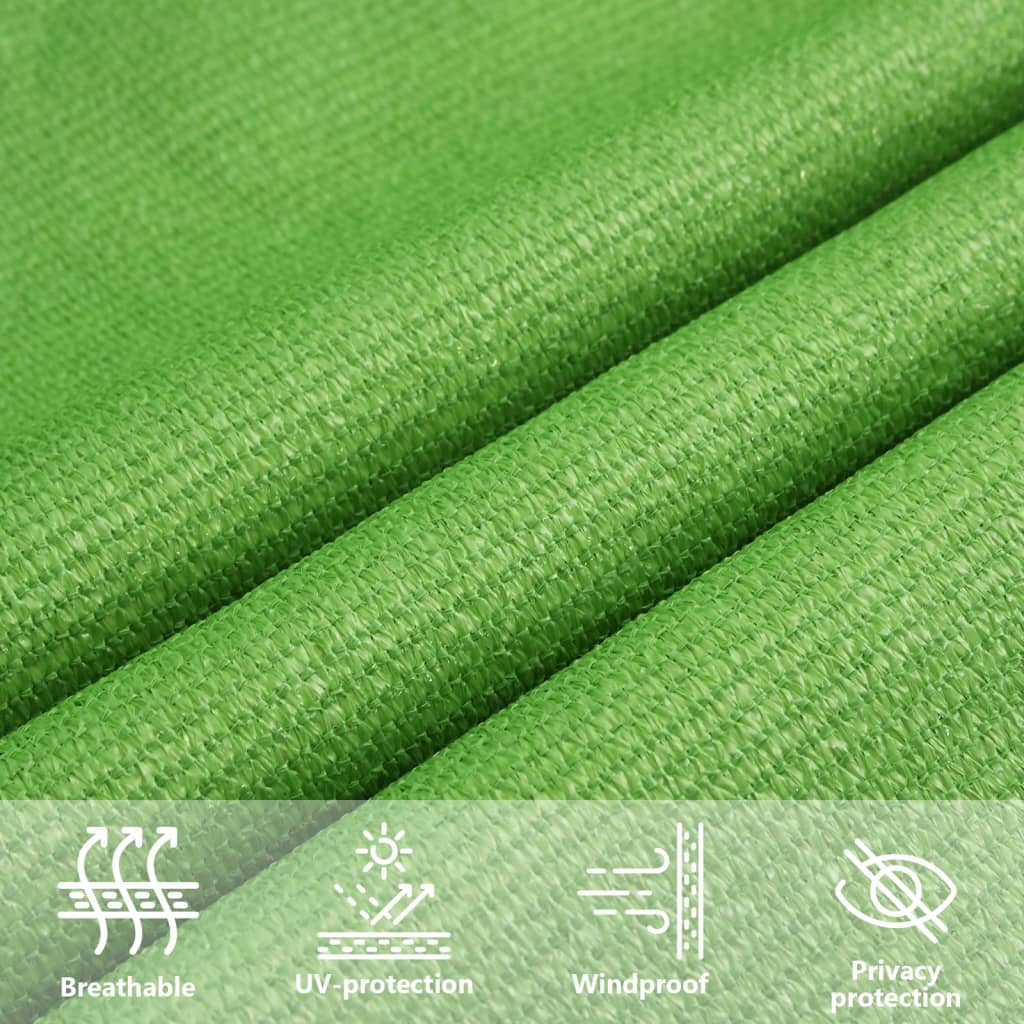 Pânză parasolar, verde deschis, 5x7 m, 160 g/m², HDPE