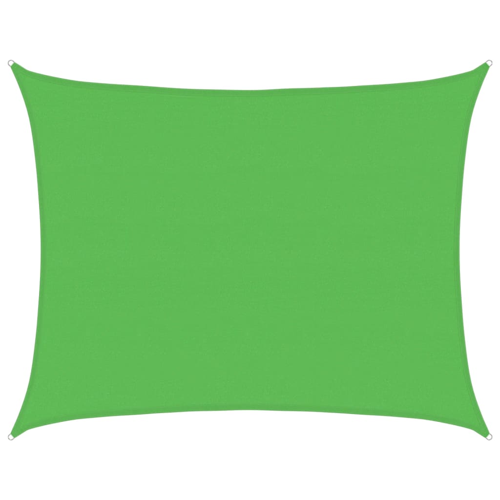 Pânză parasolar, verde deschis, 6x8 m, HDPE, 160 g/m²