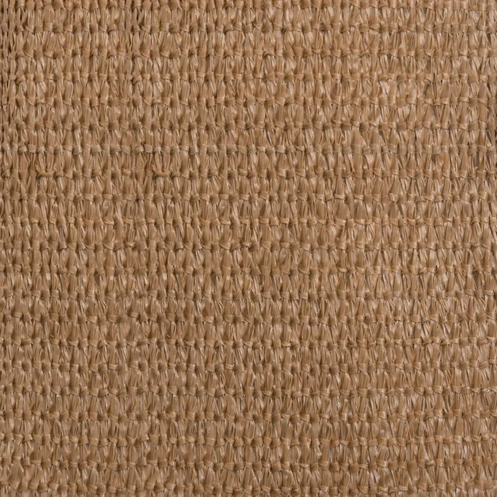 Pânză parasolar, gri taupe, 2,5 x 2,5 m, HDPE, 160 g/m²