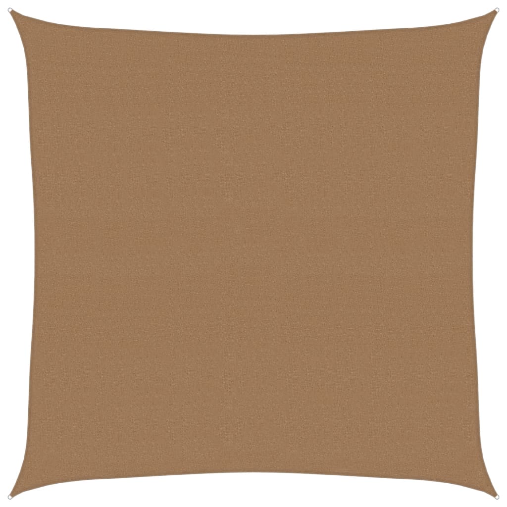 Pânză parasolar, gri taupe, 4 x 4 m, HDPE, 160 g/m²