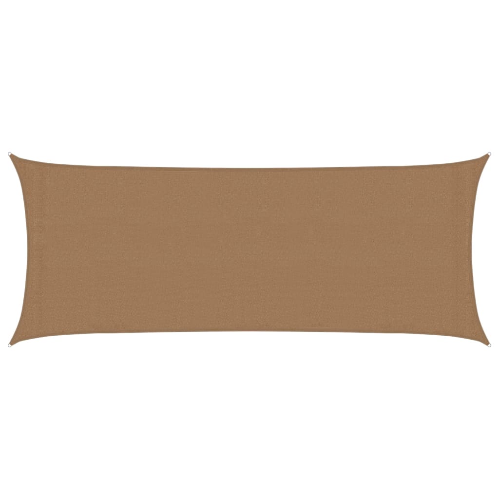 Pânză parasolar, taupe, 2x5 m, HDPE, 160 g/m²