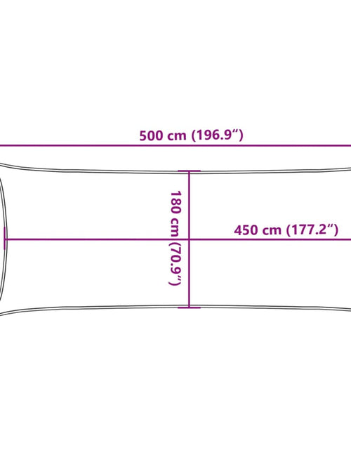 Загрузите изображение в средство просмотра галереи, Pânză parasolar, taupe, 2x5 m, HDPE, 160 g/m²
