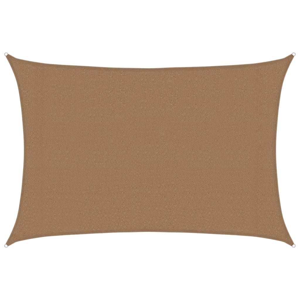 Pânză parasolar, gri taupe, 3x4,5 m, HDPE, 160 g/m²