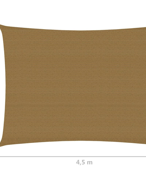 Încărcați imaginea în vizualizatorul Galerie, Pânză parasolar, gri taupe, 3,5x4,5 m, HDPE, 160 g/m²
