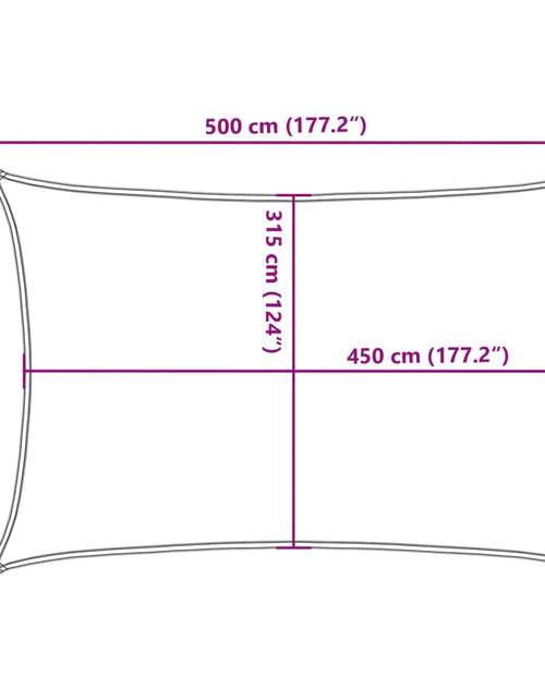 Загрузите изображение в средство просмотра галереи, Pânză parasolar, gri taupe, 3,5x5 m, HDPE, 160 g/m²
