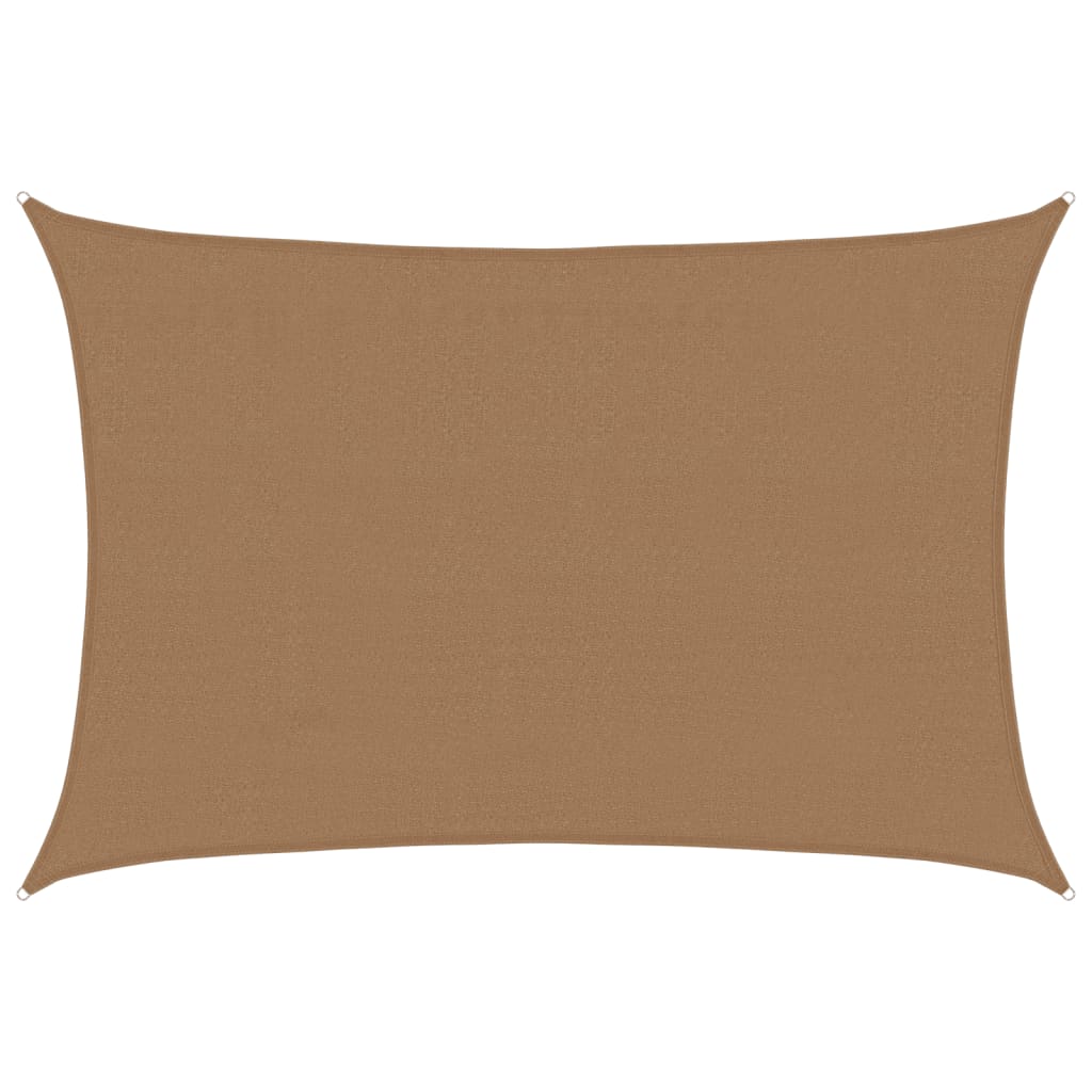 Parasolar, gri taupe, 4x5 m, HDPE, 160 g/m²