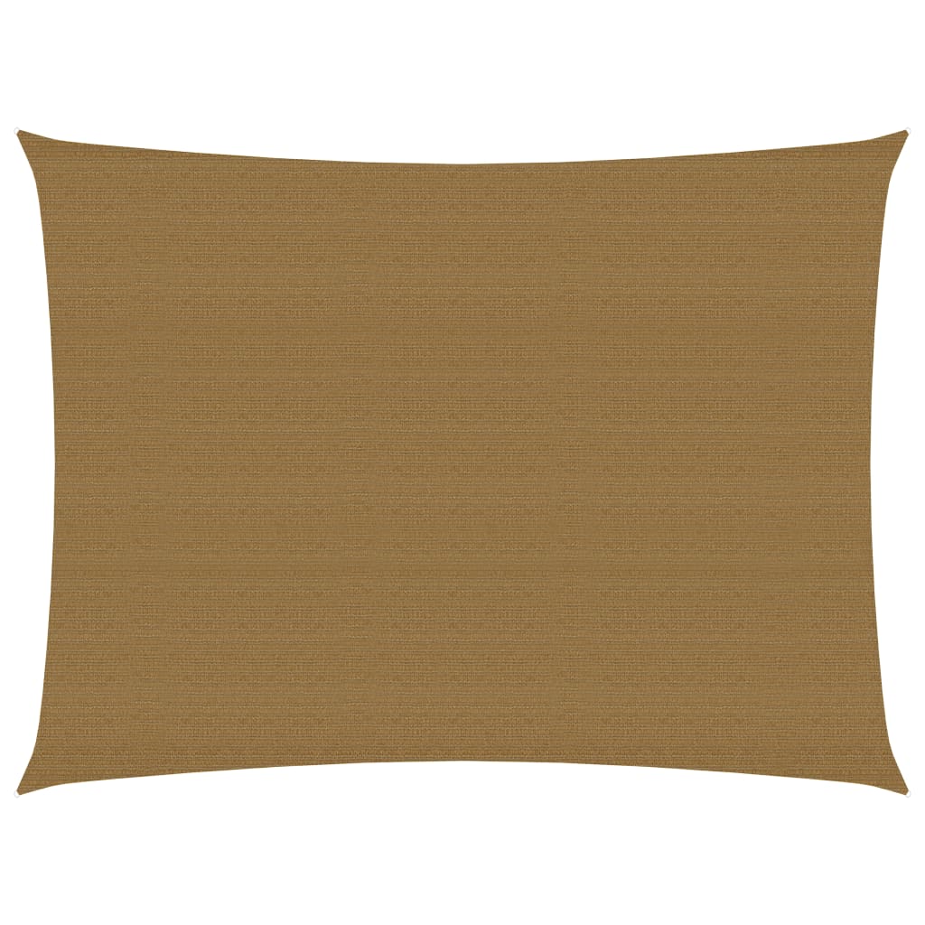 Pânză parasolar, taupe, 6x7 m, HDPE, 160 g/m²