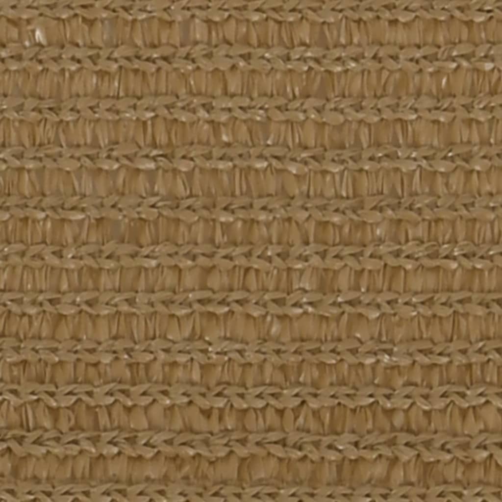 Pânză parasolar, taupe, 6x7 m, HDPE, 160 g/m²