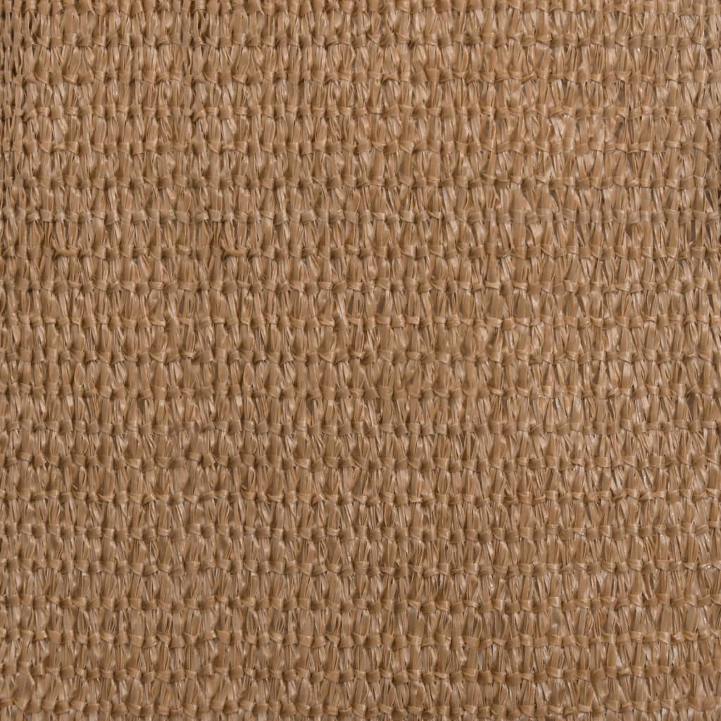 Pânză parasolar, taupe, 6x8 m, HDPE, 160 g/m²