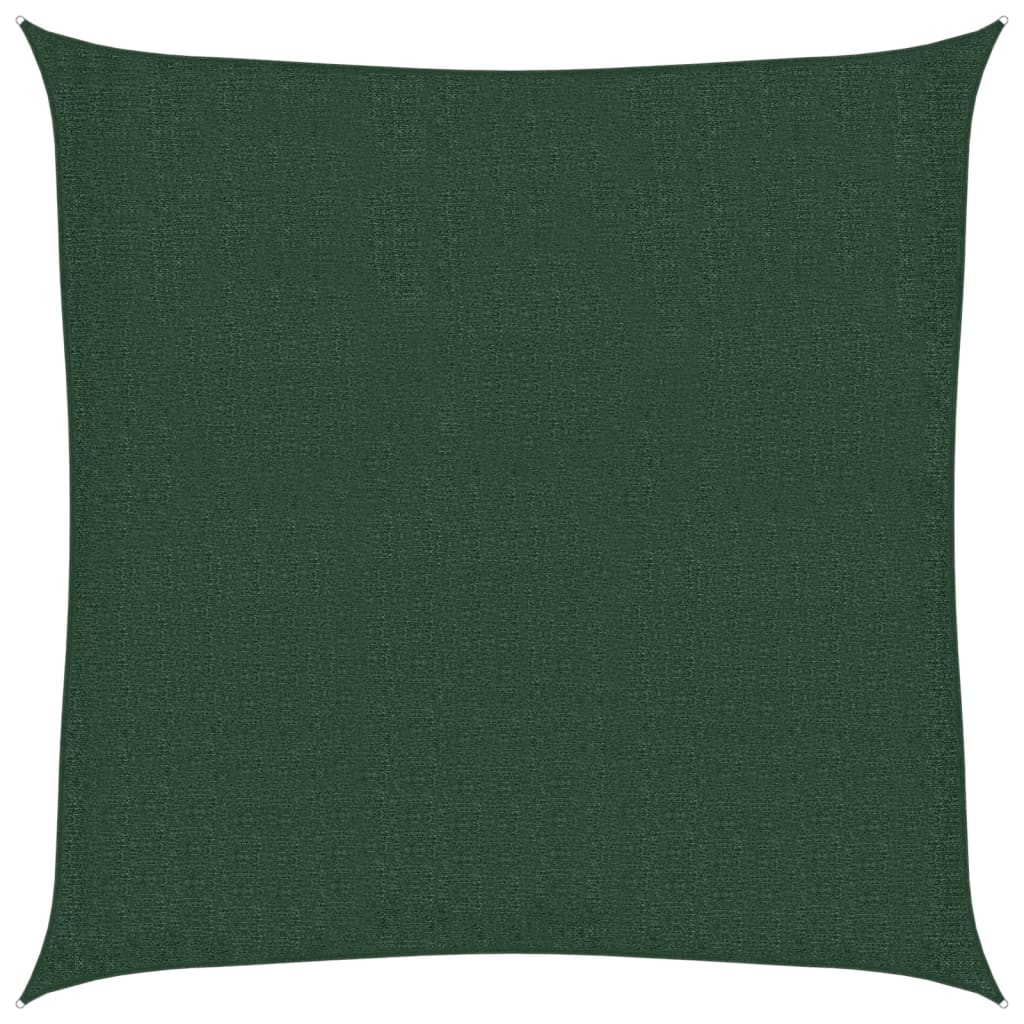 Pânză parasolar, verde închis, 160 g / m², 2x2 m, HDPE