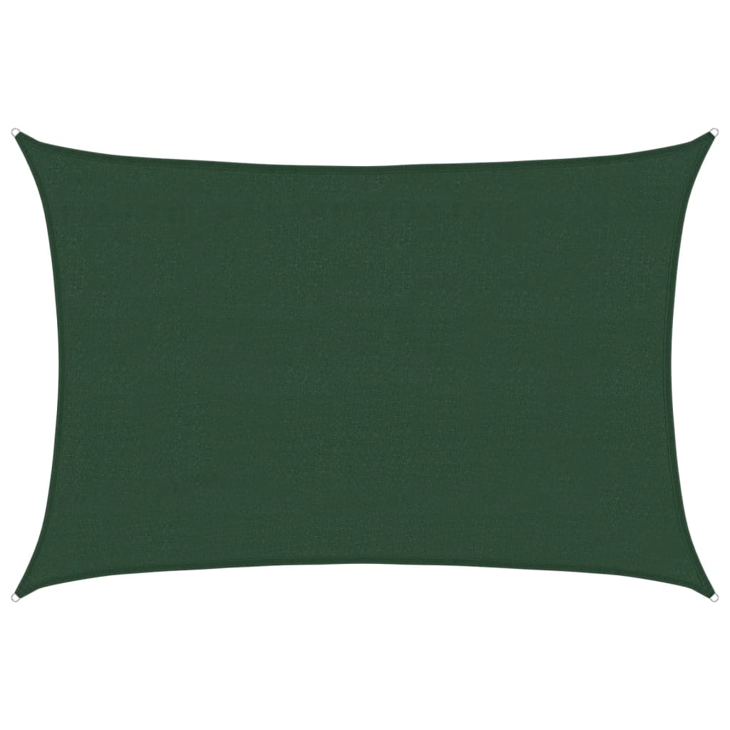 Pânză parasolar, verde închis, 4x5 m, HDPE, 160 g/m²