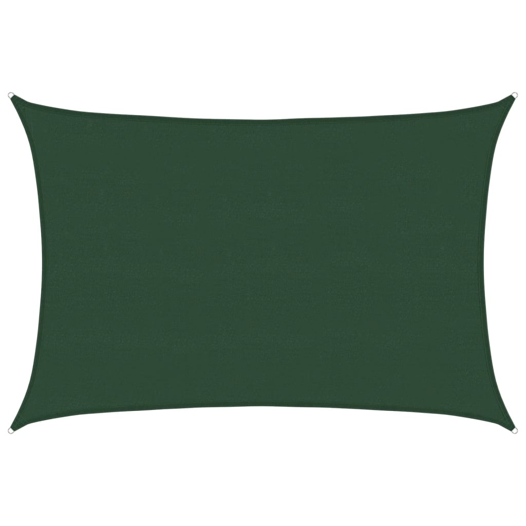 Pânză parasolar, verde închis, 5x7 m, 160 g/m², HDPE