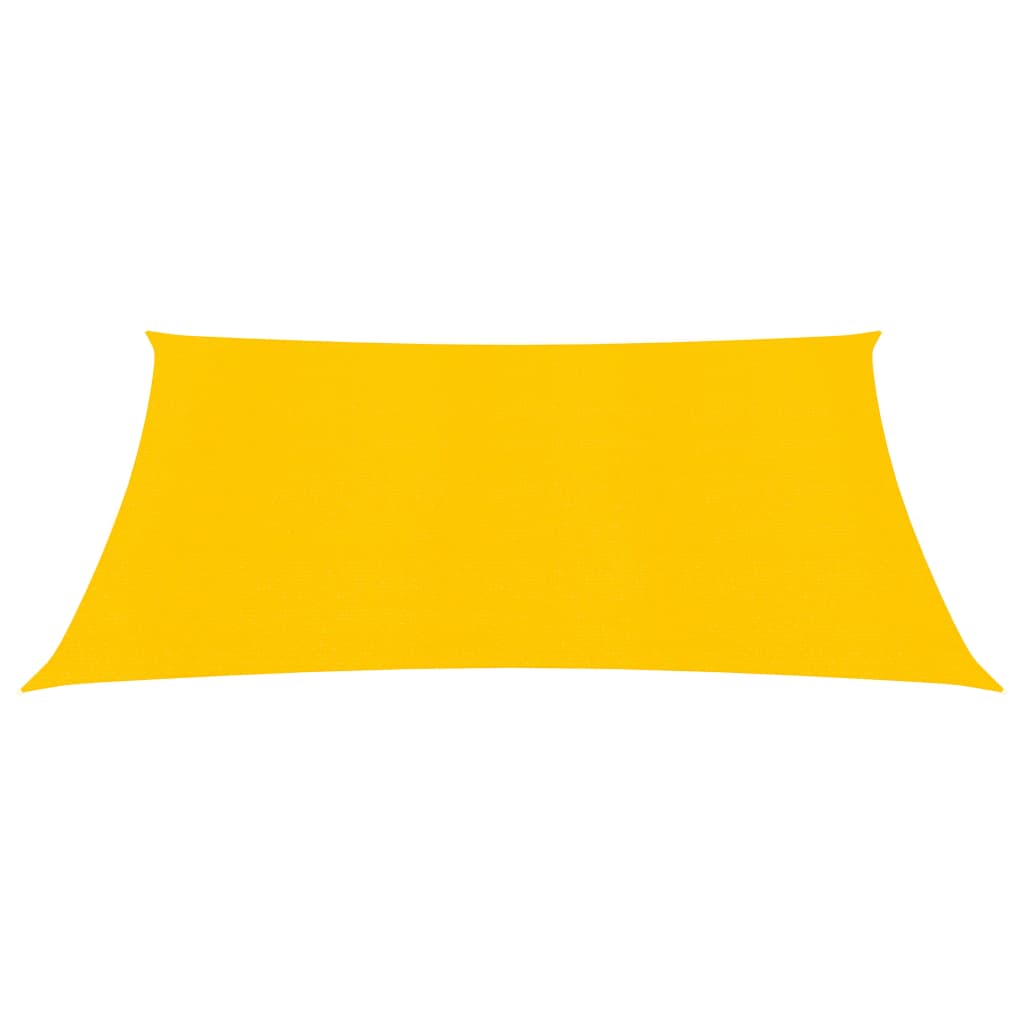 Pânză parasolar, galben dreptunghiular 2x2,5 m, HDPE, 160 g/m²