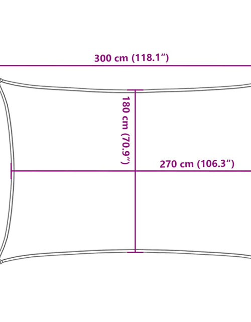 Încărcați imaginea în vizualizatorul Galerie, Pânză parasolar, galben dreptunghiular 2x3 m, HDPE, 160 g/m²
