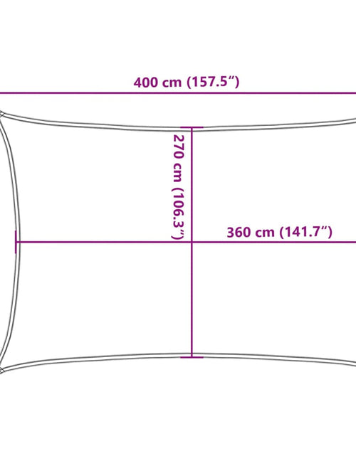 Загрузите изображение в средство просмотра галереи, Pânză parasolar, galben, 3x4 m HDPE, 160 g/m²
