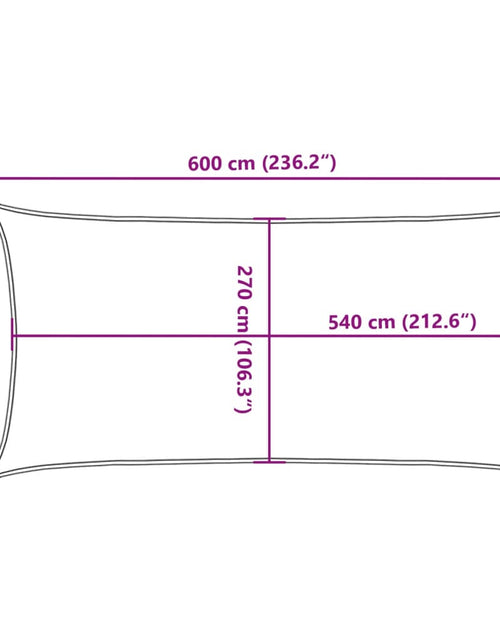 Загрузите изображение в средство просмотра галереи, Pânză parasolar, galben, 3x6 m, HDPE, 160 g/m²
