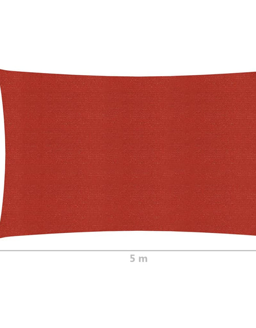Загрузите изображение в средство просмотра галереи, Pânză parasolar, roșu, 2x5 m, HDPE, 160 g/m²
