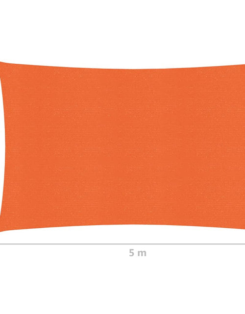 Încărcați imaginea în vizualizatorul Galerie, Pânză parasolar, portocaliu, 3,5x5 m, HDPE, 160 g/m²
