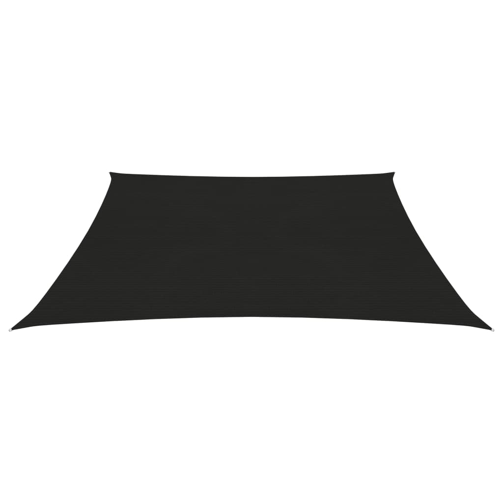 Pânză parasolar, negru, 2,5 x 3 m, HDPE, 160 g/m²