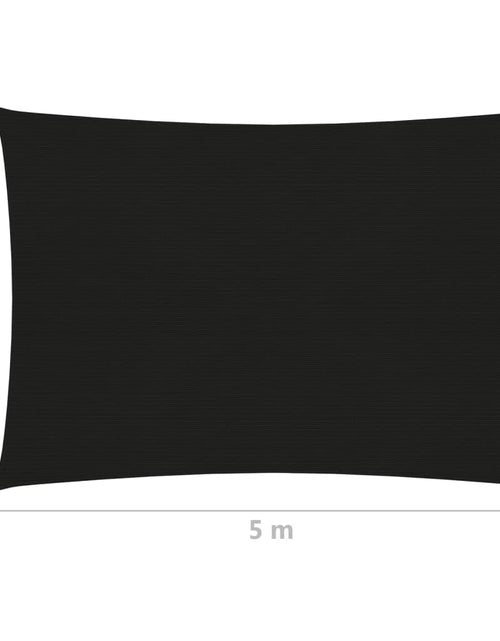 Загрузите изображение в средство просмотра галереи, Pânză parasolar, negru, 2,5x3,5 m, HDPE, 160 g/m²
