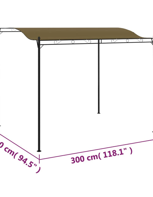 Загрузите изображение в средство просмотра галереи, Copertină de soare, gri taupe, 3 x 2,4 m, 180 g/m²
