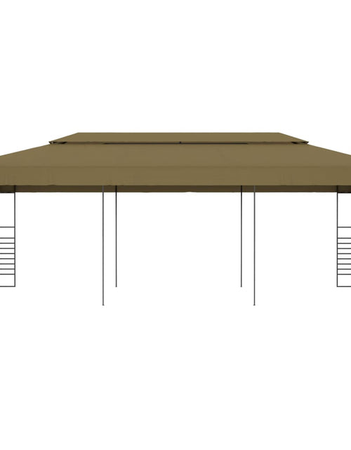 Încărcați imaginea în vizualizatorul Galerie, Pavilion de grădină, gri taupe, 6 x 3 x 2,7 m, 180 g/m²
