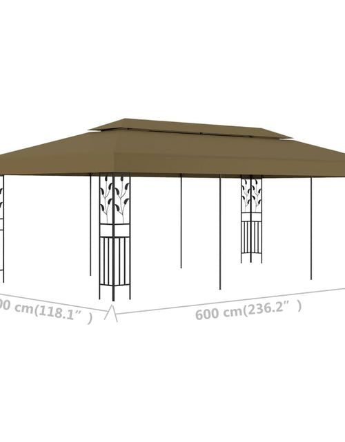 Загрузите изображение в средство просмотра галереи, Pavilion, gri taupe, 6 x 3 m, 180 g/m²
