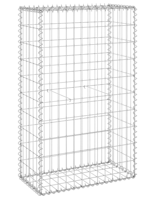 Încărcați imaginea în vizualizatorul Galerie, Perete gabion cu capace, 60 x 30 x 100 cm, oțel galvanizat
