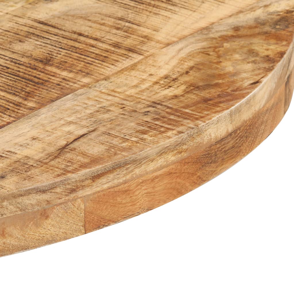 Masă de bistro, Ø50x75 cm, lemn de mango nefinisat, rotundă
