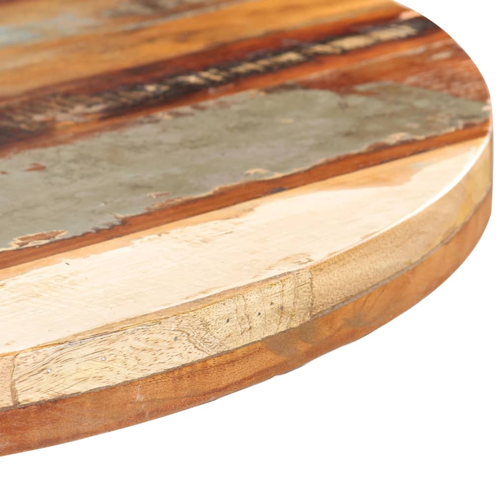 Masă de bistro, Ø80x75 cm, lemn masiv reciclat, rotund
