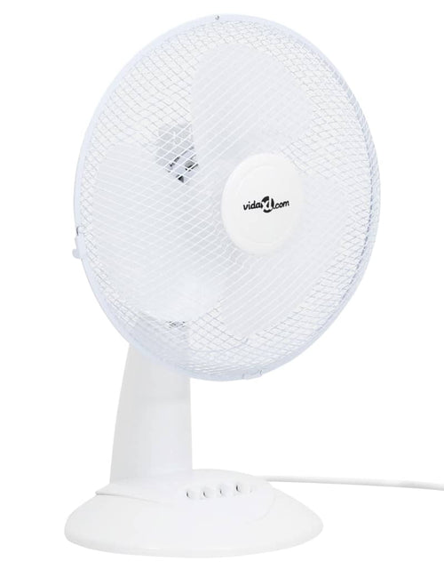 Încărcați imaginea în vizualizatorul Galerie, Ventilator de masă cu 3 viteze, alb, 30 cm, 40 W
