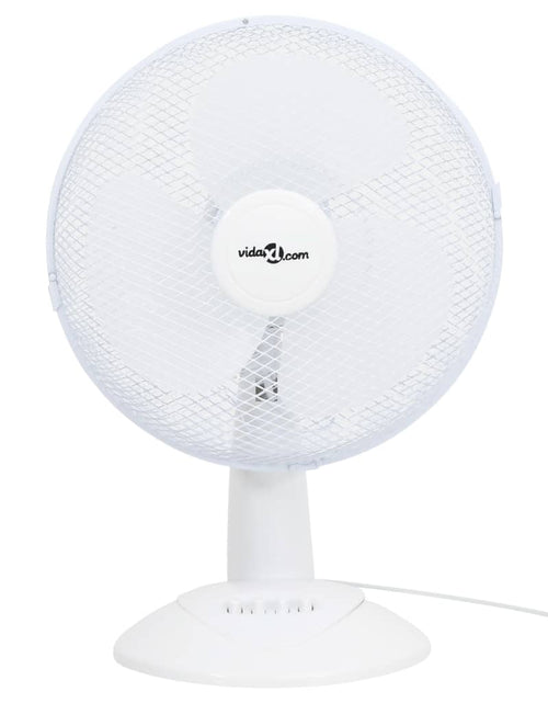 Încărcați imaginea în vizualizatorul Galerie, Ventilator de masă cu 3 viteze, alb, 30 cm, 40 W
