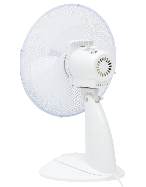 Încărcați imaginea în vizualizatorul Galerie, Ventilator de masă cu 3 viteze, alb, 30 cm, 40 W
