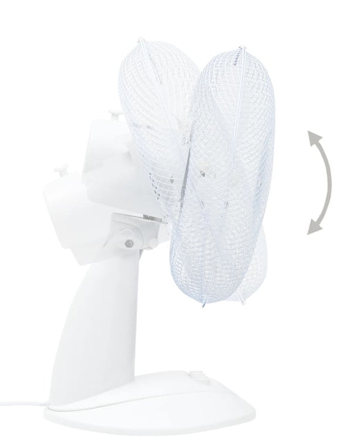 Încărcați imaginea în vizualizatorul Galerie, Ventilator de masă cu 3 viteze, alb, 30 cm, 40 W
