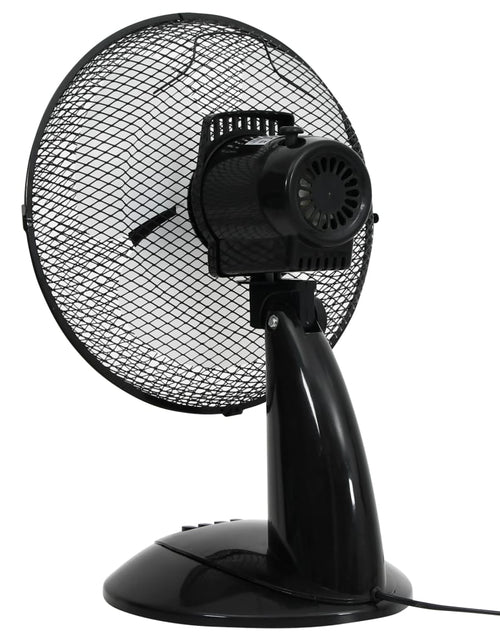 Încărcați imaginea în vizualizatorul Galerie, Ventilator de masă cu 3 viteze, negru, 30 cm, 40 W
