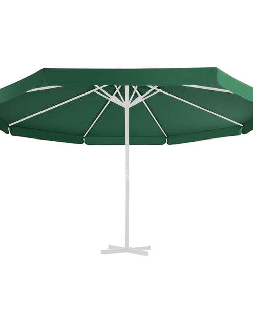 Загрузите изображение в средство просмотра галереи, Pânză de schimb umbrelă de soare de grădină, verde, 500 cm
