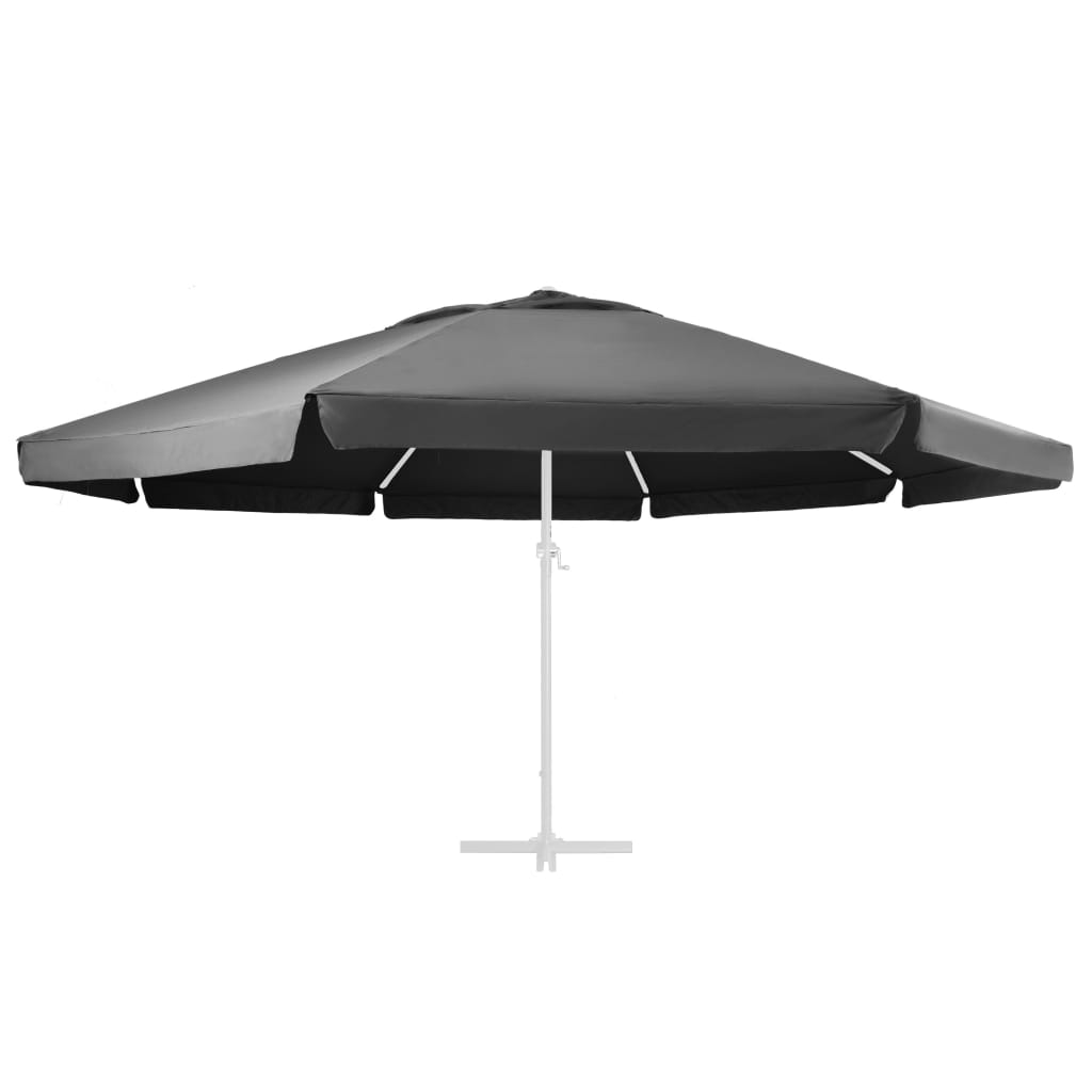 Pânză de schimb umbrelă de soare de grădină, antracit, 600 cm